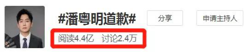 “潘粤明道歉”引发网友广泛讨论 到底发生了什么？