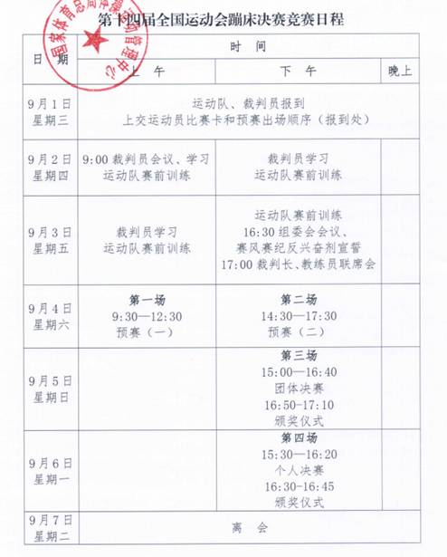 2021西安全运会-蹦床决赛