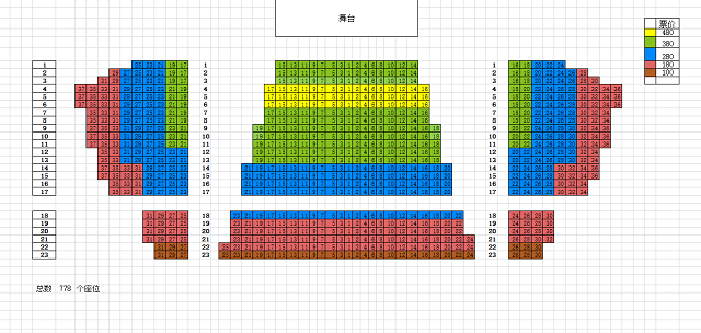 2022王菲深圳演唱会座位图