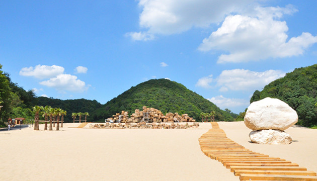 杭州宝寿山景区空谷长滩公园
