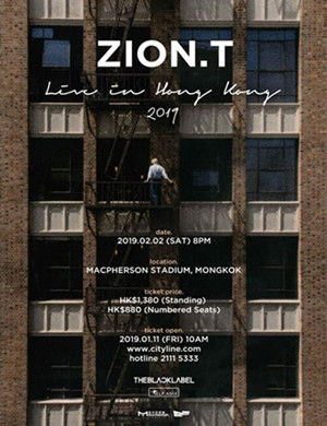 2019Zion.T香港演唱会