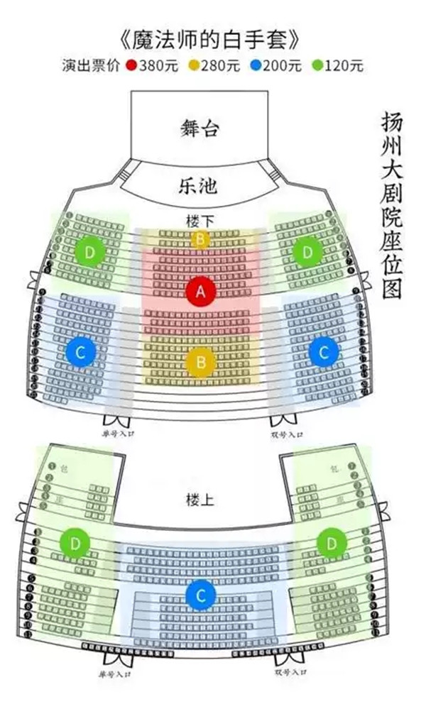2022李宗盛扬州演唱会座位图