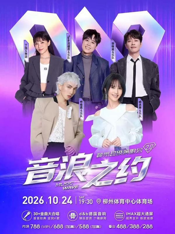 2026柳州「音浪之约2.0」超级演唱会